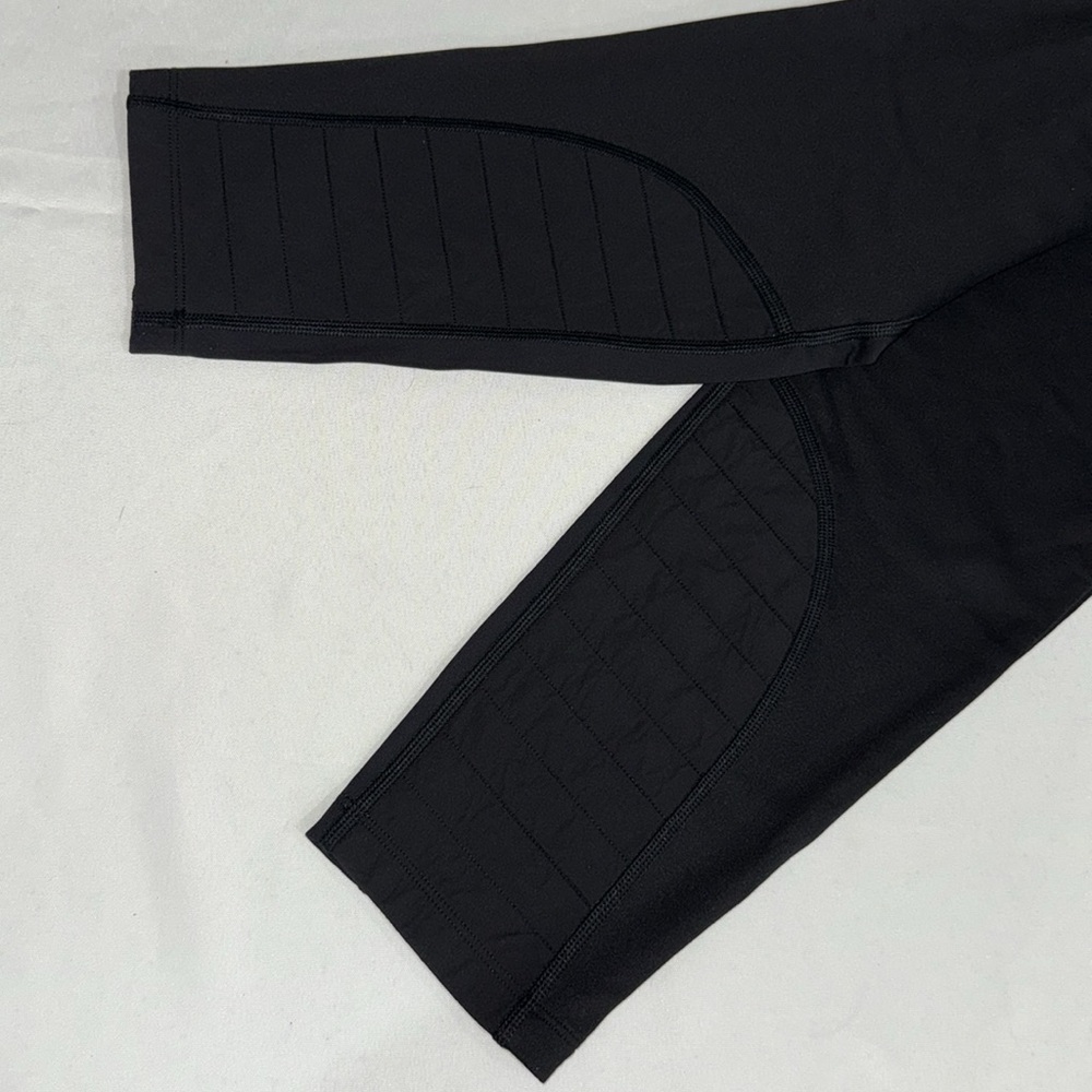 Athleta PEAK HYBRID FLEECE TIGHT Medium Black - Picture 6 of 6